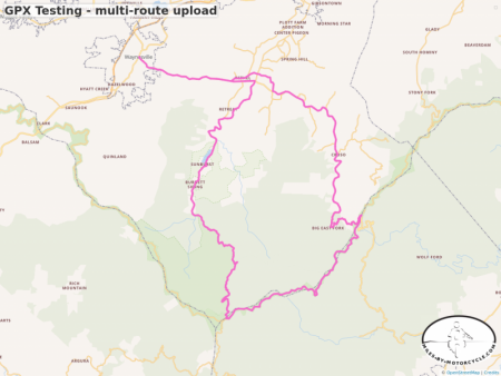 GPX Testing - multi-route upload