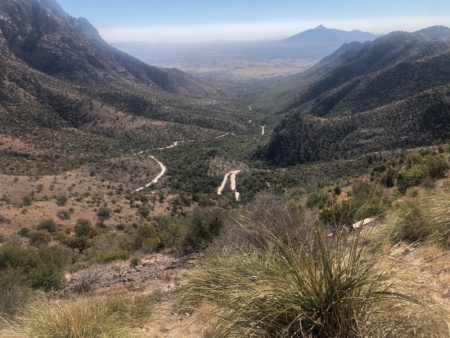 View south into Mexico