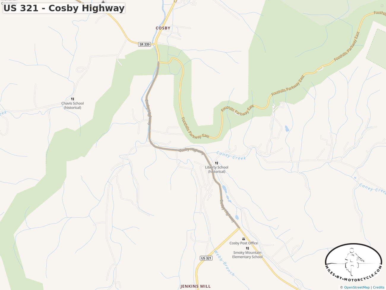 US 321 - Cosby Highway