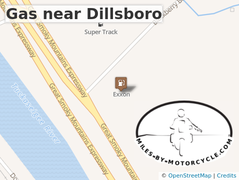 Gas near Dillsboro