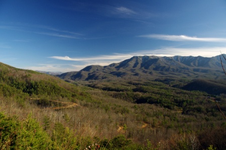 Foothills Parkway view
