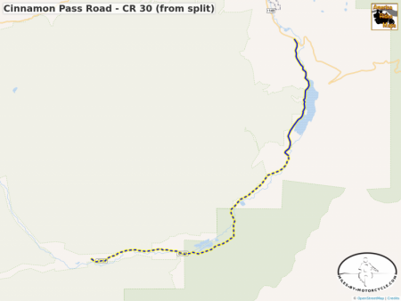 Cinnamon Pass Road - CR 30 (from split)