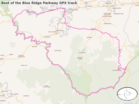 Best of the Blue Ridge Parkway GPX track