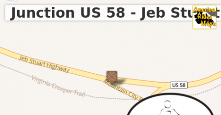 Junction US 58 - Jeb Stuart HWY & TN 91 - Mountain City Rd