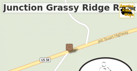 Junction Grassy Ridge Rd & US 58 - Jeb Stuart Hwy