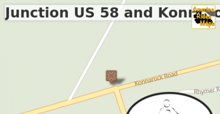 Junction US 58 and Konnarock Rd