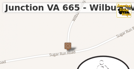 Junction VA 665 - Wilburn Valley Rd & VA 663 - Sugar Run Rd 
