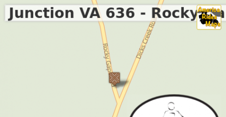Junction VA 636 - Rocky Gap Road & VA 658 - Dicks Creek Rd