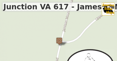 Junction VA 617 - Jameson Mountain Rd & VA 818 Upper Rich Patch Dr