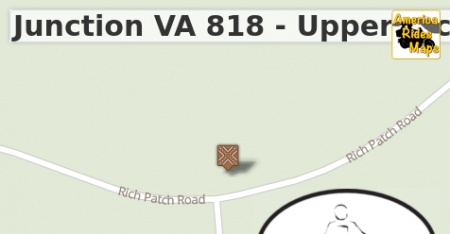 Junction VA 818 - Upper Rich Patch Rd & VA 616 - Rich Patch Rd