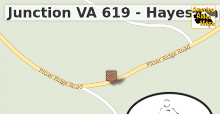 Junction VA 619 - Hayes Gap Rd & VA 657 - Pitzer Ridge Rd