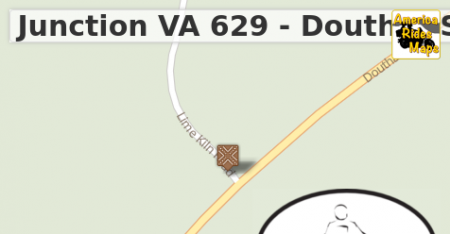 Junction VA 629 - Douthat State Park Rd & Lime Kiln Road