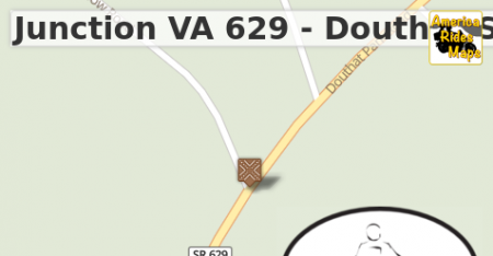 Junction VA 629 - Douthat State Park Rd & VA 628 - Blue Grass Hollow Rd