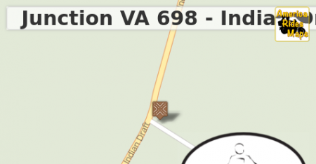 Junction VA 698 - Indian Draft Rd & VA 627 - Scotchtown Draft Rd