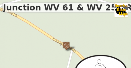 Junction WV 61 & WV 25 - Reddish Knob Rd