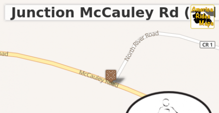 Junction McCauley Rd (Old WV 55) & WV 1 - N River Rd