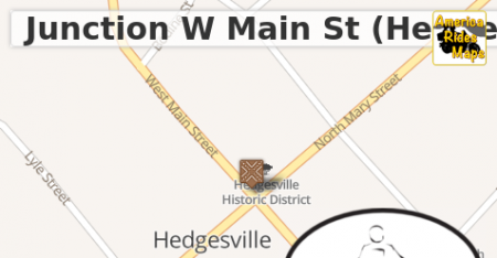 Junction W Main St (Hedgesville Rd)  & WV 901 - N Mary St (Hammondsville Rd)