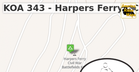 KOA 343 - Harpers Ferry / Civil War Battlefields