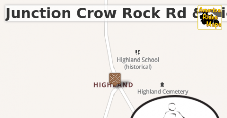 Junction Crow Rock Rd & Highland School Rd