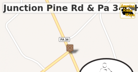 Junction Pine Rd & Pa 34 - Holly Pike
