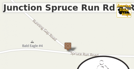 Junction Spruce Run Rd & Running Gap Rd