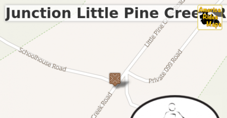 Junction Little Pine Creek Rd & Schoolhouse Rd