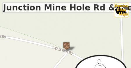 Junction Mine Hole Rd & West Rim Rd
