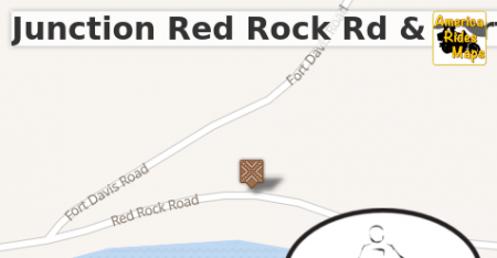 Junction Red Rock Rd & Fort Davis Rd
