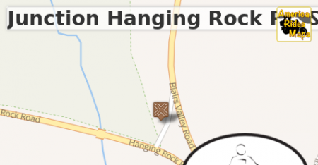 Junction Hanging Rock Rd & Blair Valley Rd