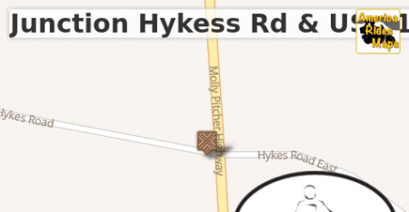 Junction Hykess Rd & US 11 - Molly Pitcher HWY