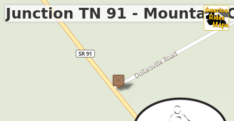 Junction TN 91 - Mountain City Rd & Dollarsville Rd