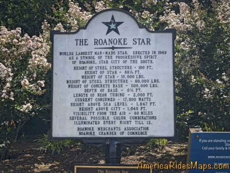 Roanoke Star on Mill Mountain
