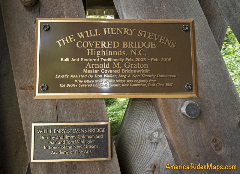Will Henry Stevens Covered Bridge - History