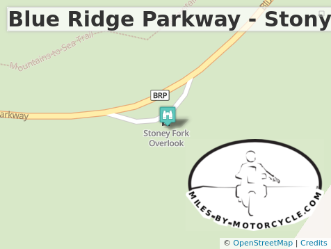 Blue Ridge Parkway - Stony Fork Valley Overlook