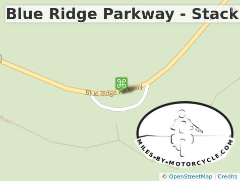 Blue Ridge Parkway - Stack Rock Parking Area