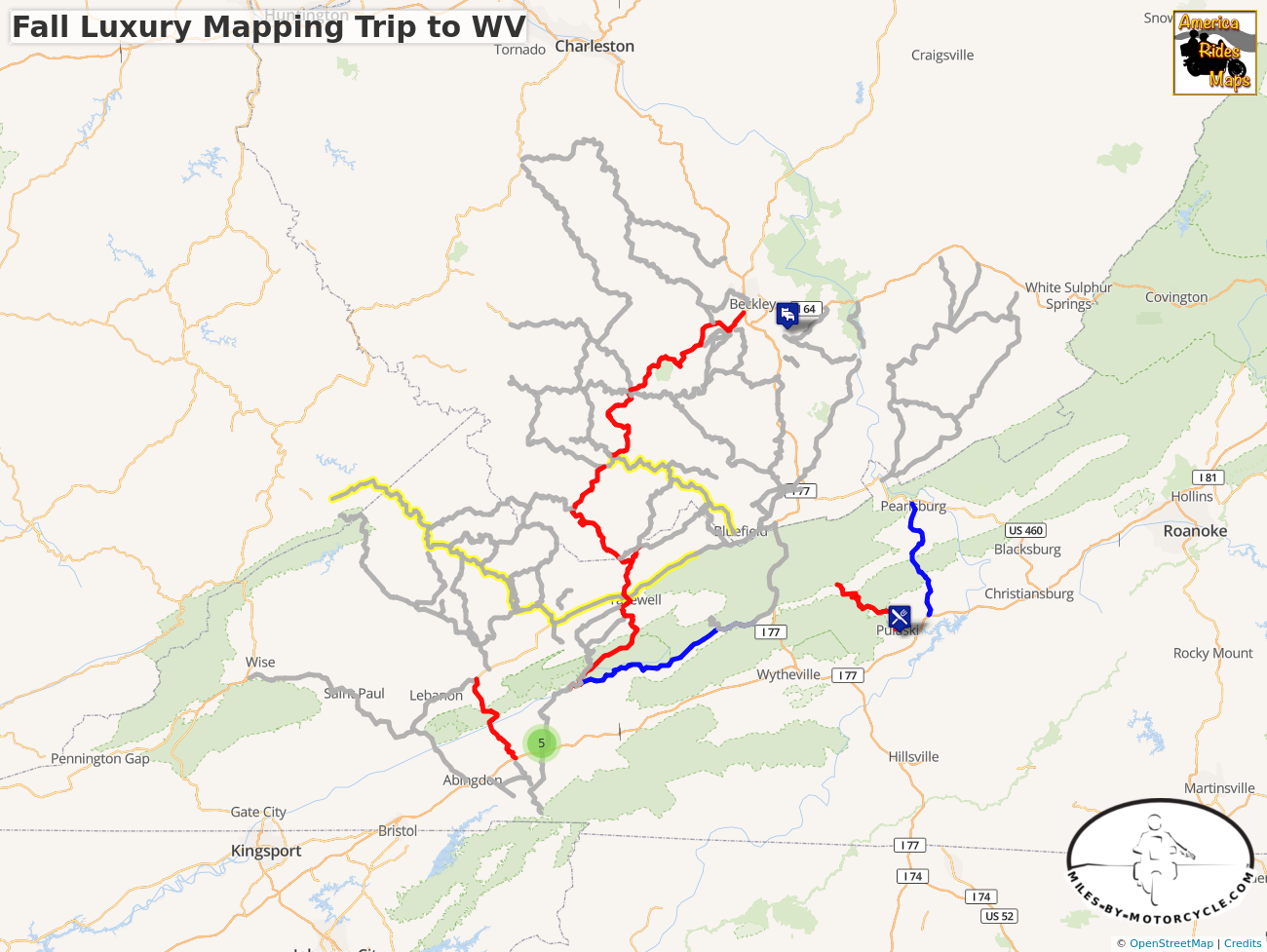 Fall Luxury Mapping Trip to WV