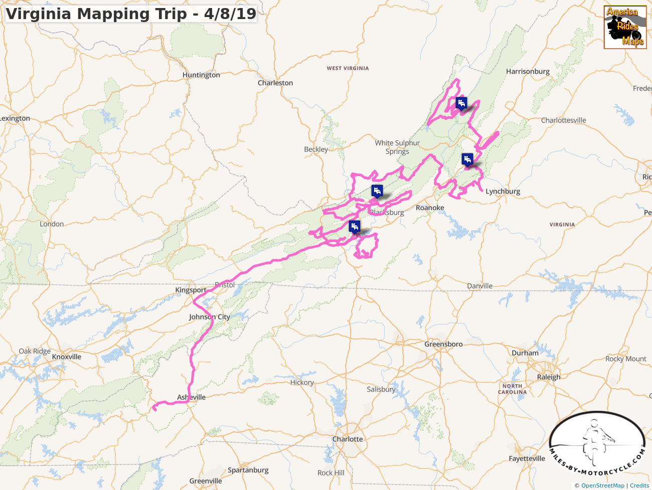 Virginia Mapping Trip - 4/8/19
