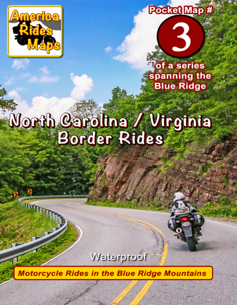 Map 3 - North Carolina / Virginia Border Rides