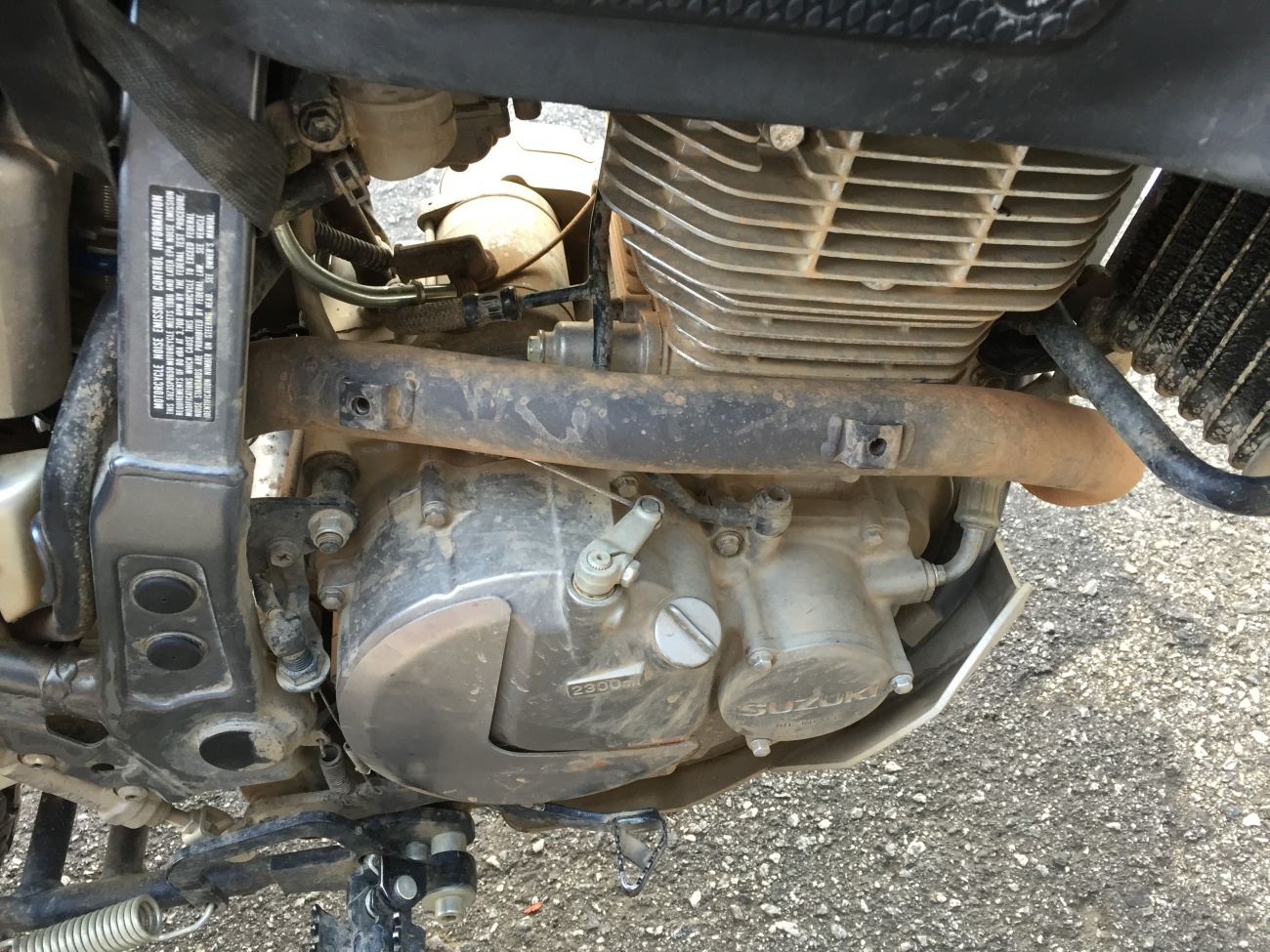 Exhaust Shield Missing