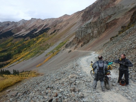 TAT Riders on the Ophir Descent