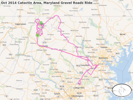 Oct 2014 Catoctin Area, Maryland Gravel Roads Ride