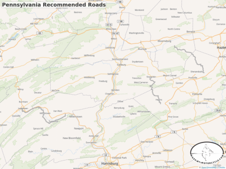 Pennsylvania Recommended Roads