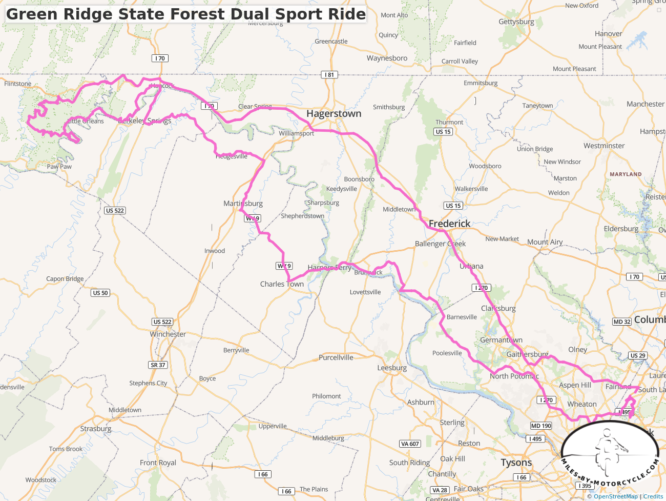 Green Ridge State Forest Dual Sport Ride