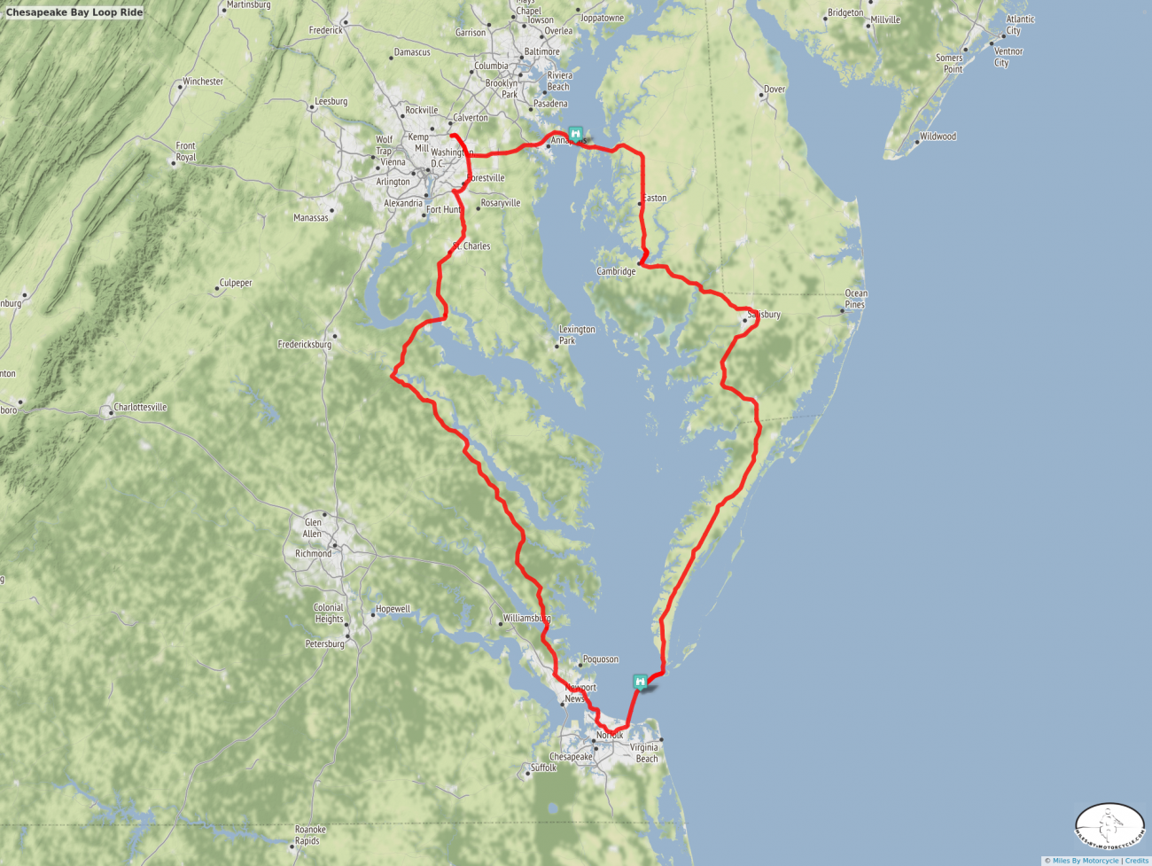 Chesapeake Bay Loop Ride