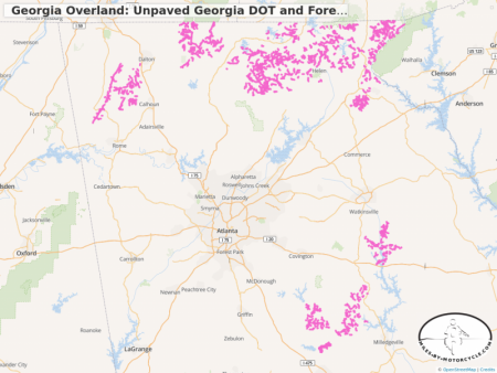  Georgia Overland: Unpaved Georgia DOT and Forest Service Roads