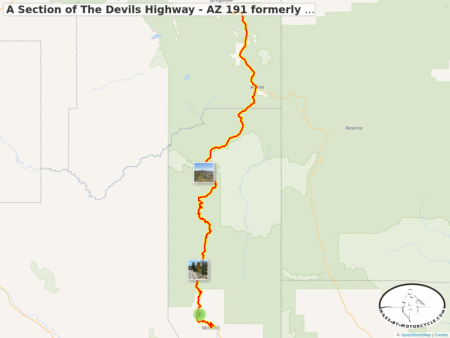 A Section of The Devils Highway - AZ 191 formerly Route 666