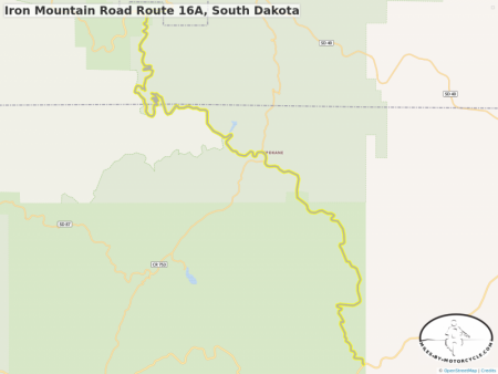 Iron Mountain Road Route 16A, South Dakota