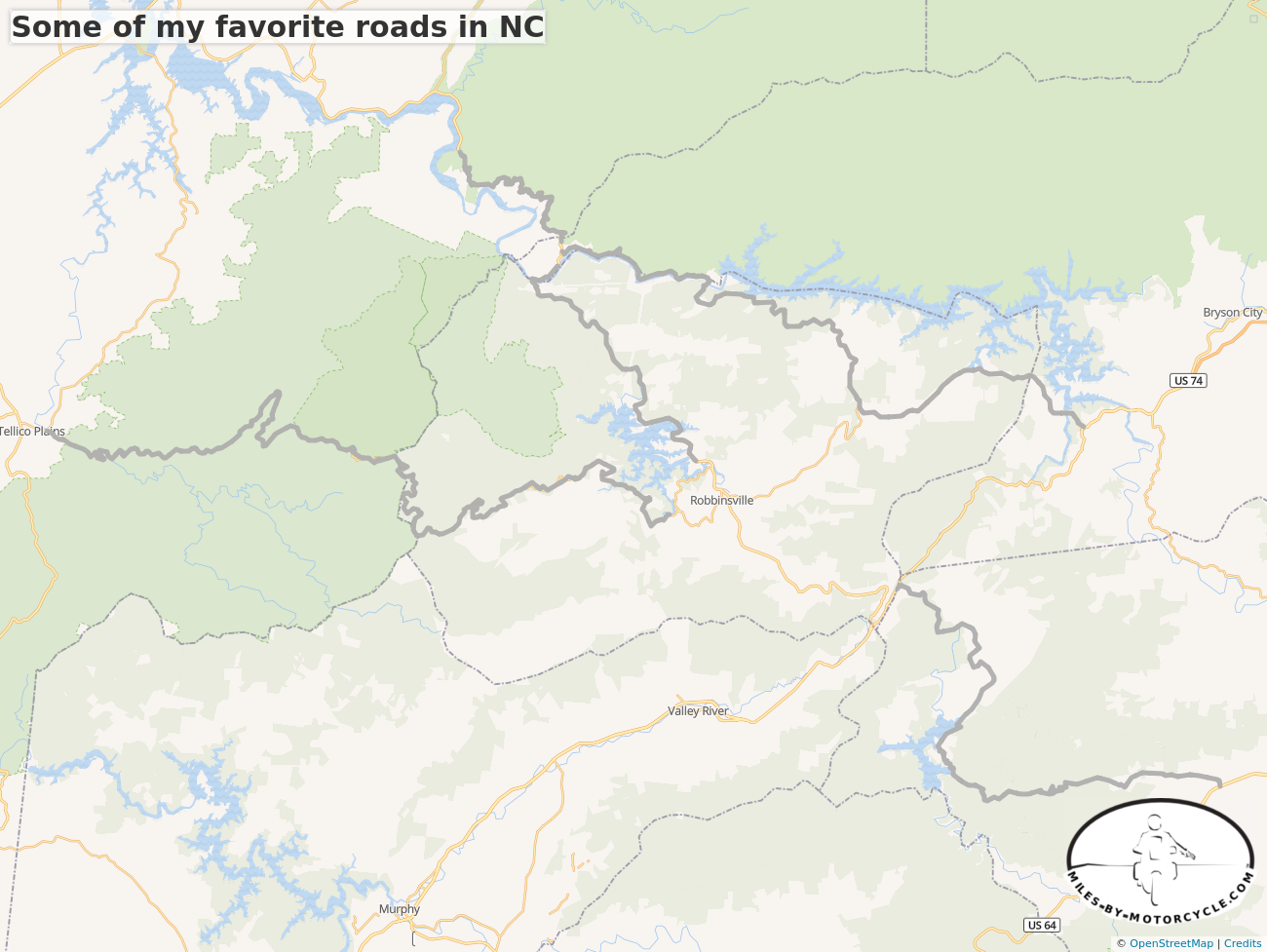 Some of my favorite roads in NC