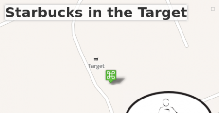 Starbucks in the Target