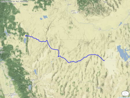 2013 Gap to Seattle Trip : Day 9 : Desert Roads